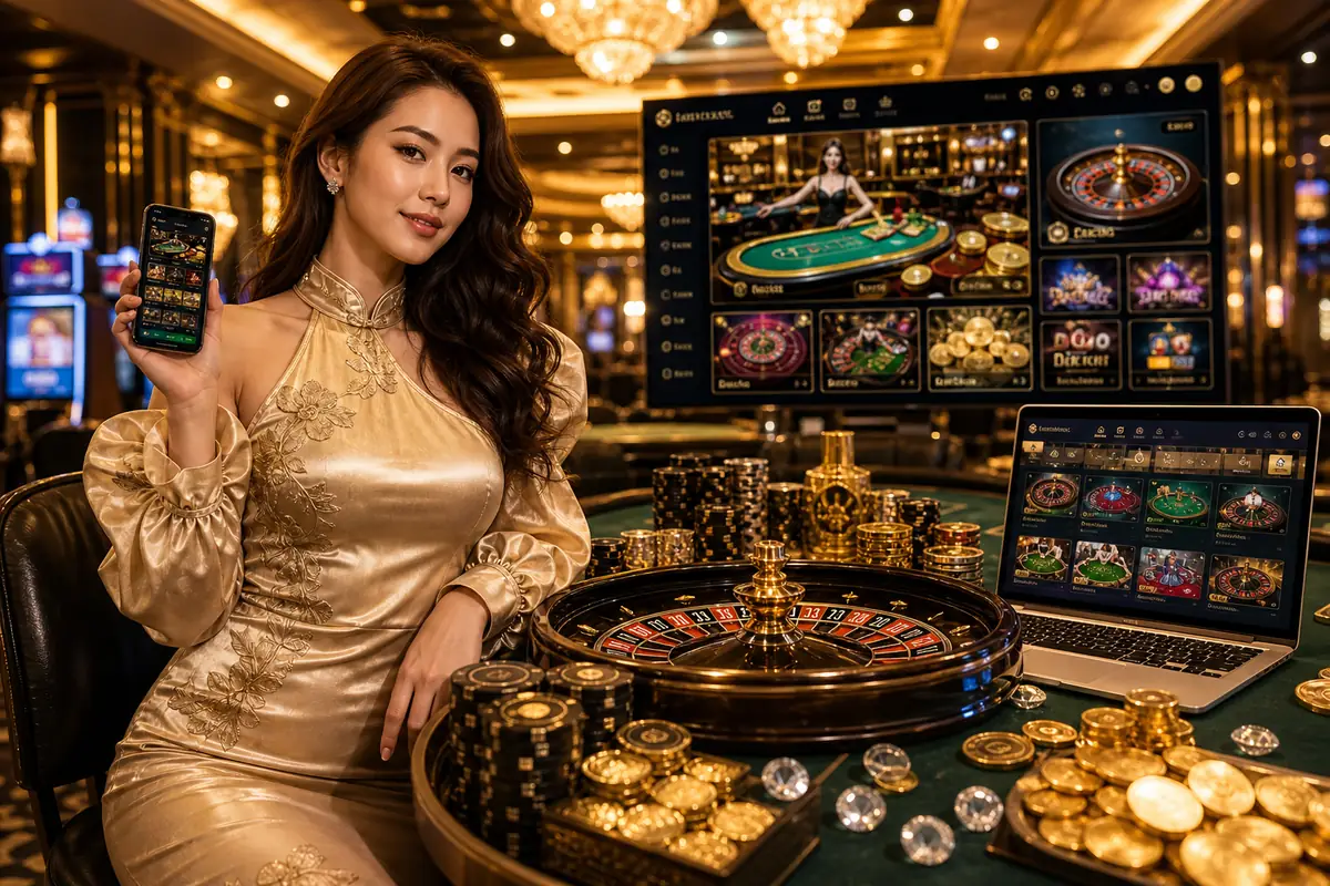 dmslot Casino dealer live baccarat